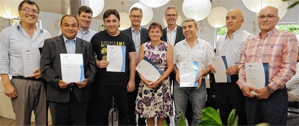 Unternehmen kann auf treue Mitarbeiter bauen