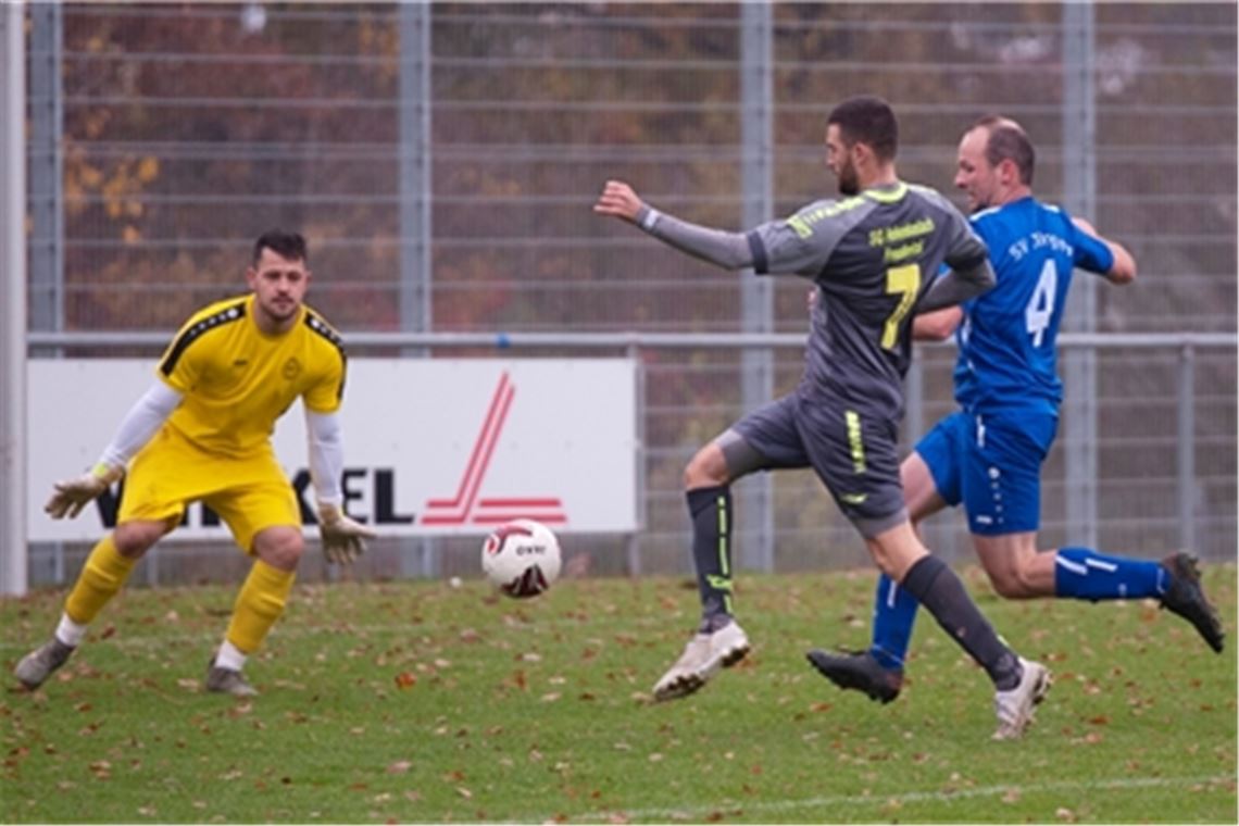 Illingen (in Blau) ist Elfter und damit der Gefahrenzone der Tabelle nah. Foto: Archiv