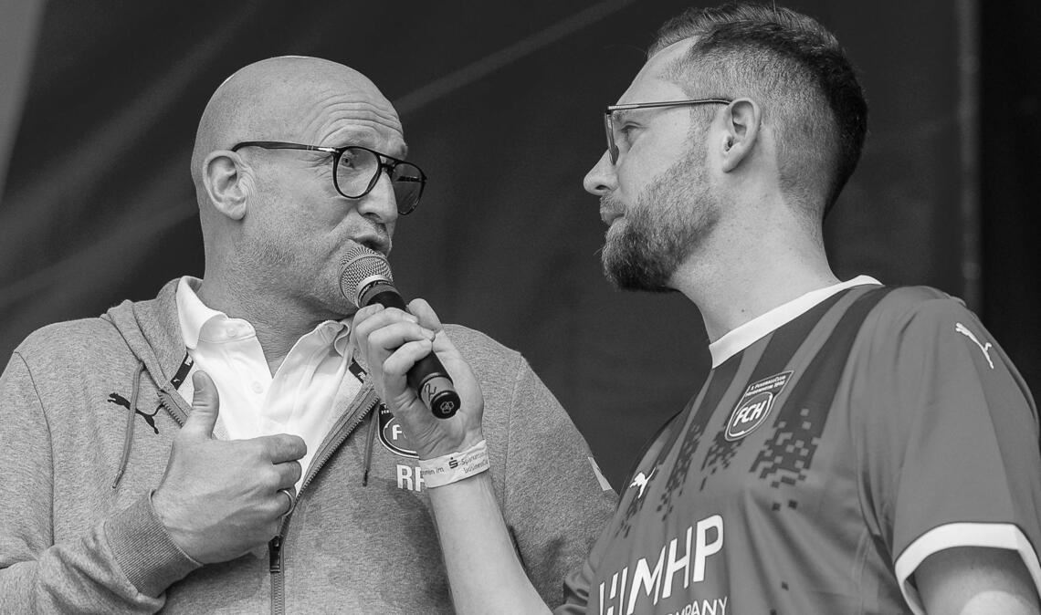 Im Alter von 57 Jahren verstorben:  Roger Prinzen (links).