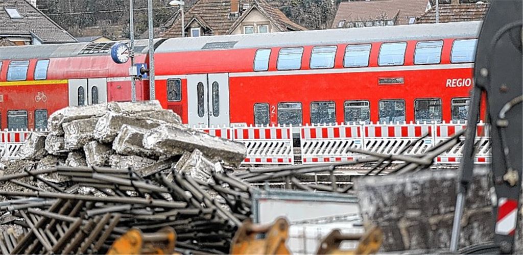 Bahnhof ist zur Baustelle geworden