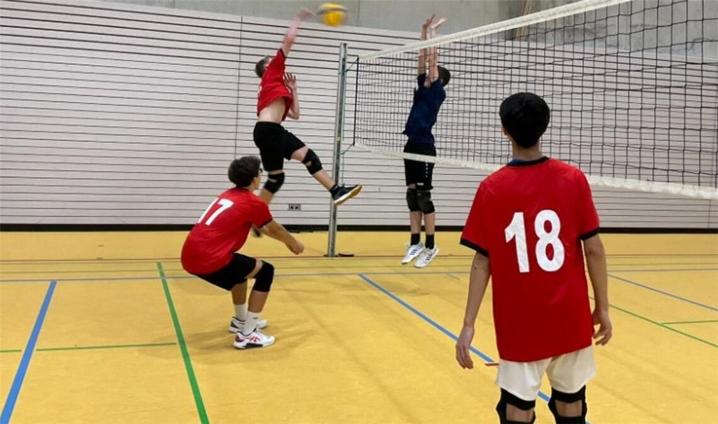 Im Bild sind die Youngster Felix Zhang, Noah Medaric, Theo Mast und Marvin Sing in Aktion zu sehen. Foto: privat