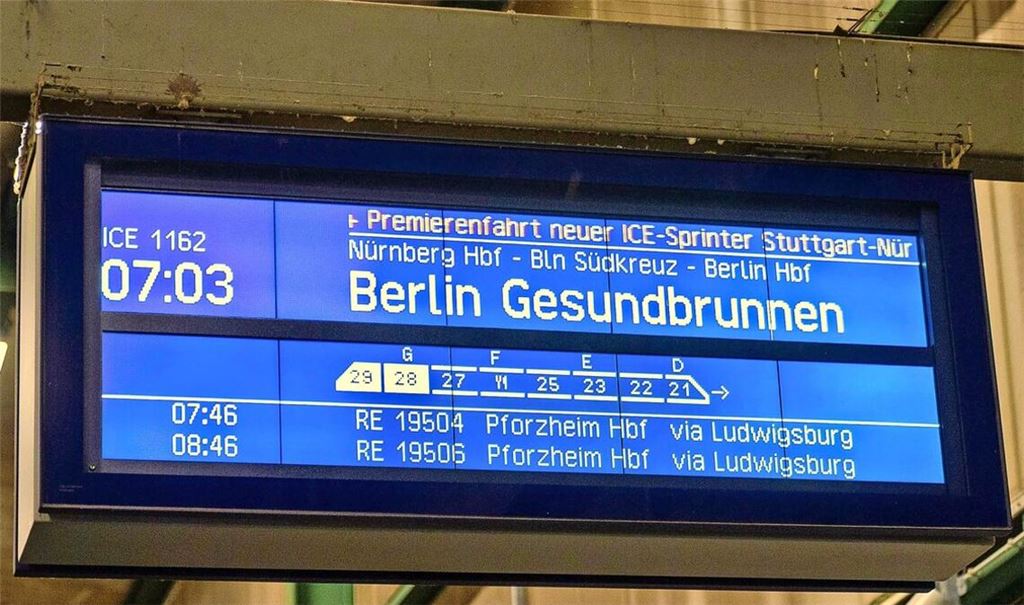 Im Dezember 2025 ging der ICE-Sprinter Stuttgart-Berlin auf Premierenfahrt. Nun droht das Aus.