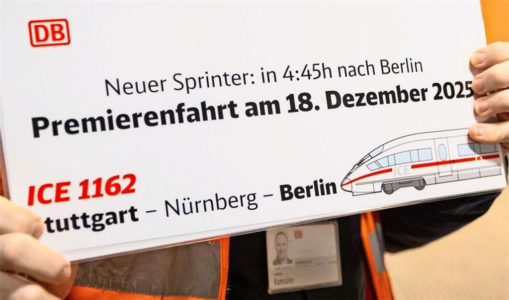 Im Dezember 2025 wurde die neue Sprinterverbindung  nach Berlin gefeiert.