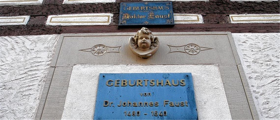 Im Faust-Geburtshaus nahm eine Vita ihren Anfang, die viele Autoren inspirierte.