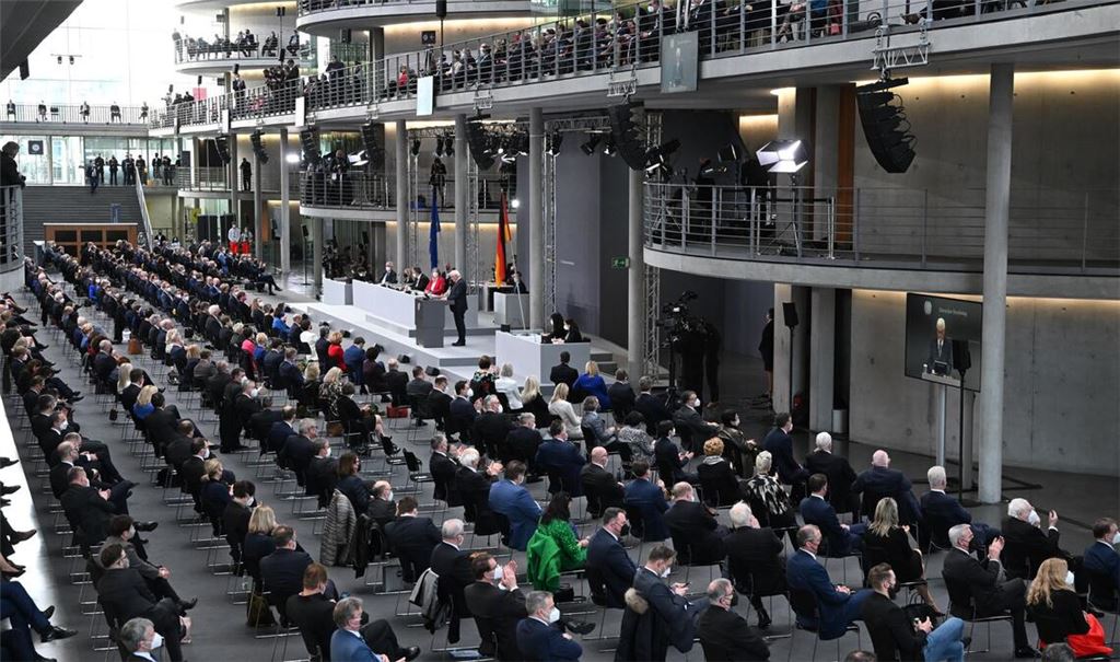 Im Jahr 2022 war Frank-Walter Steinmeier zum Bundespräsidenten gewählt worden.