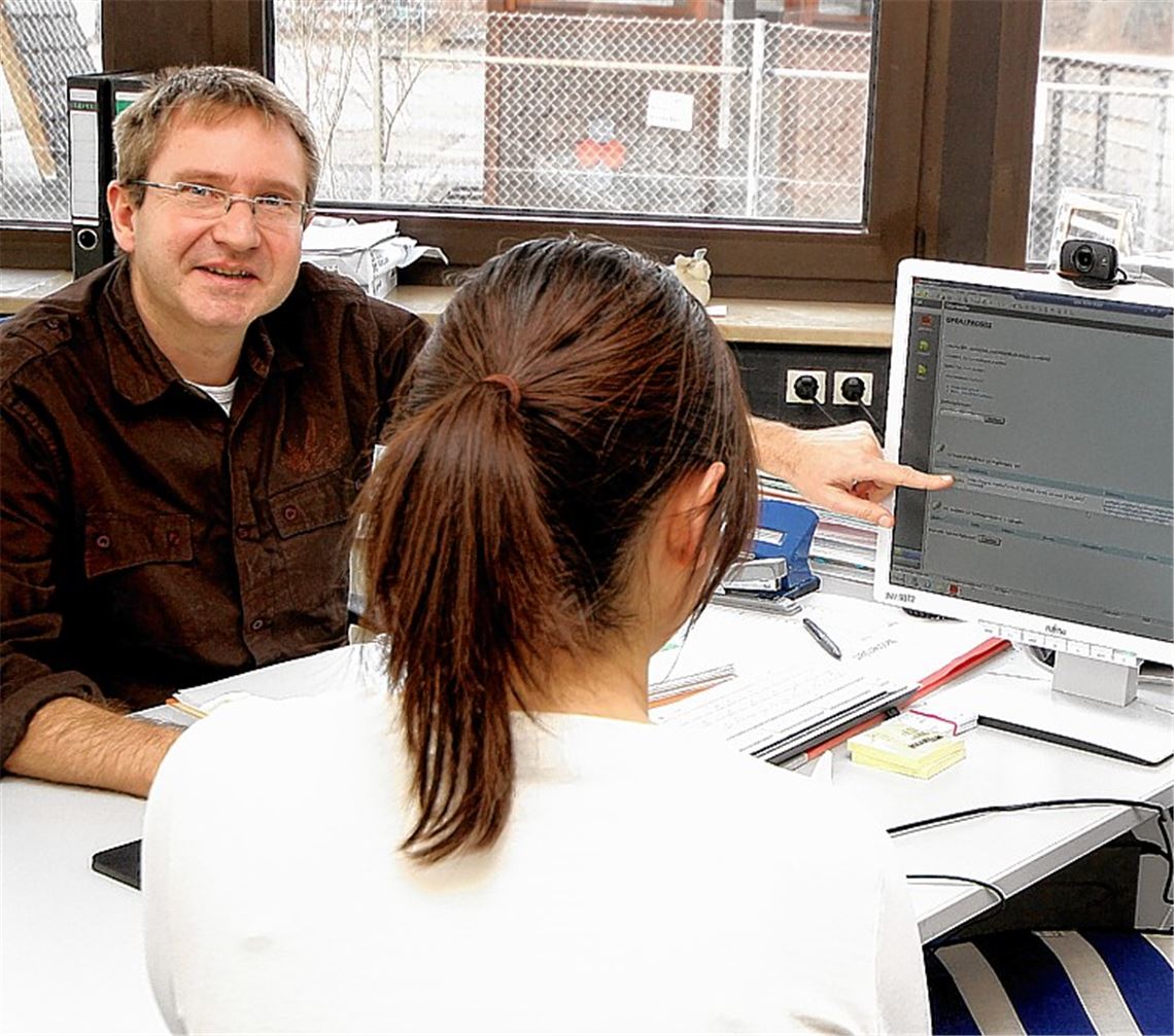 Im Jobcenter in Mühlacker betreuen Sachgebietsleiter Wolfgang Fischer und seine knapp 20 Mitarbeiter rund 800 Hartz-IV-Haushalte.
