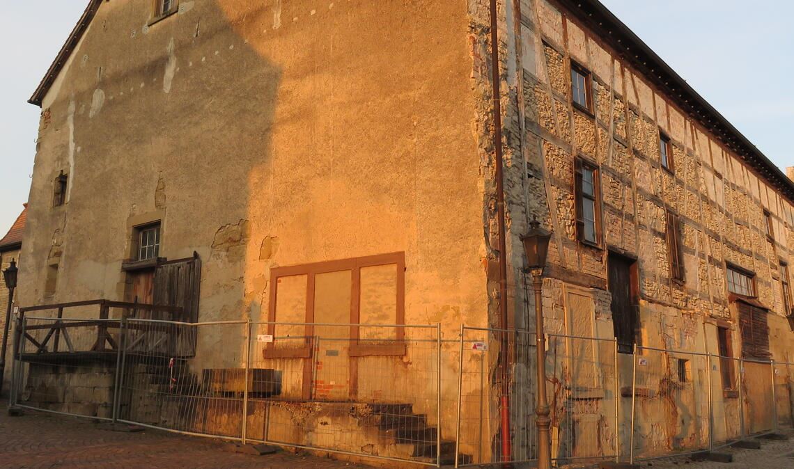 Im Juni sollen die Rohbauarbeiten zur Standsicherung starten. Foto: Becker