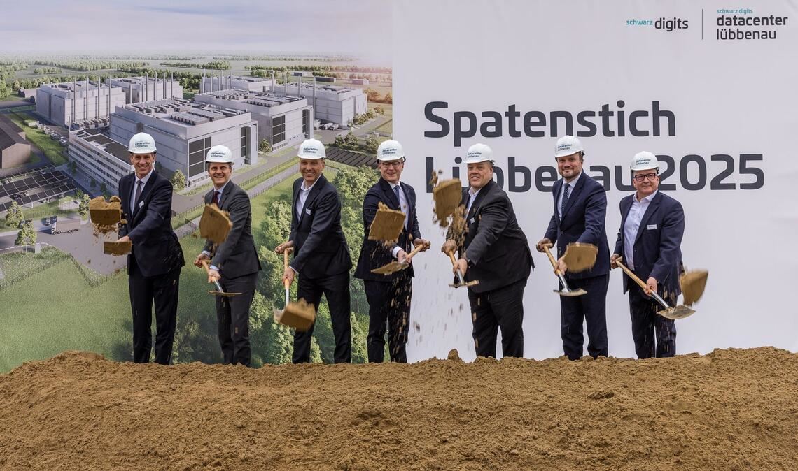 Im November war der Spatenstich für das Schwarz-Digits-Rechenzentrum. (Archiv)