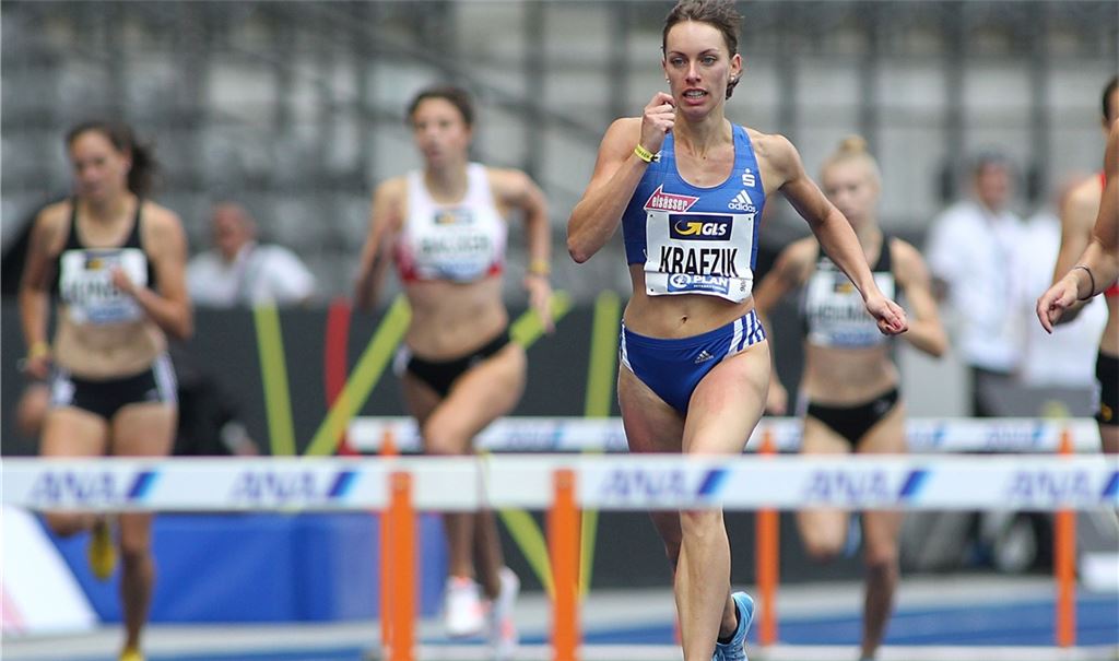 Im Sommer 2019 läuft Carolina Krafzik im Alter von 24 Jahren zum ersten deutschen Meistertitel. Fast genau zwei Jahre später könnte sie ihr Debüt bei den Olympischen Spielen feiern.Archivfoto: Görlitz