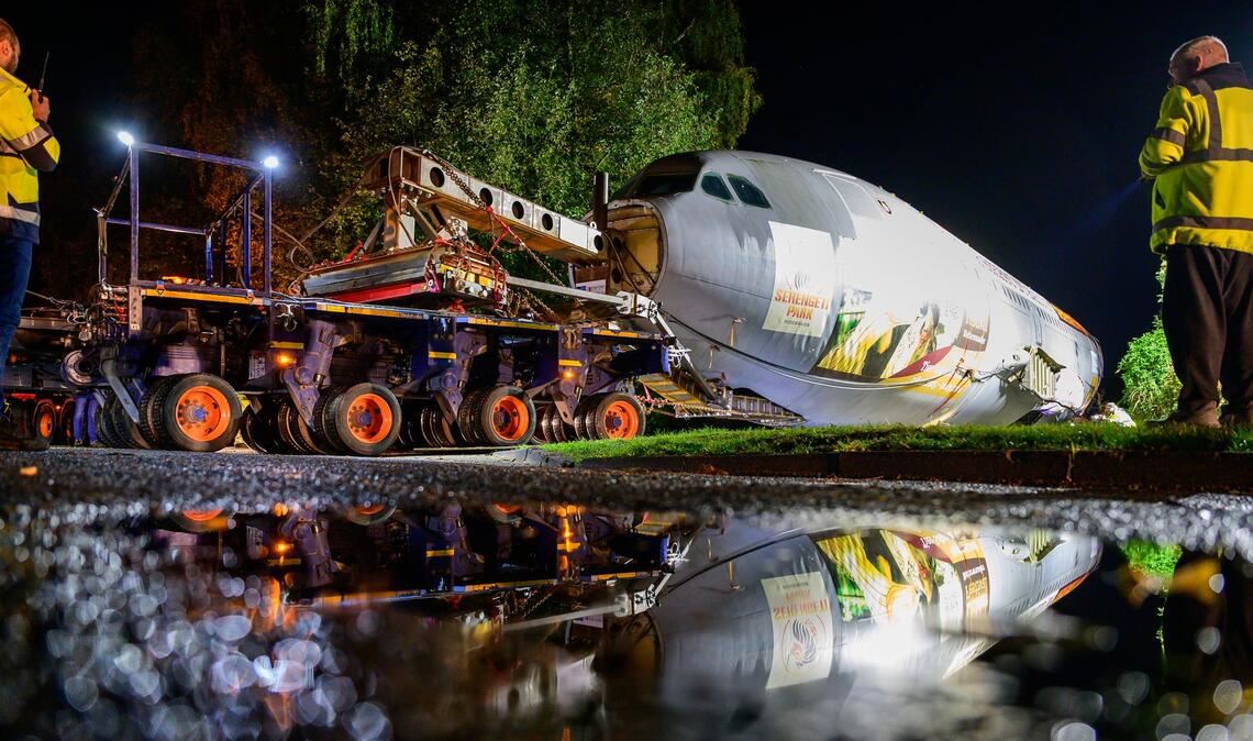 Im Spätsommer 2026 soll aus dem Flugzeug ein Restaurant mit etwa 200 Sitzplätzen entstehen.