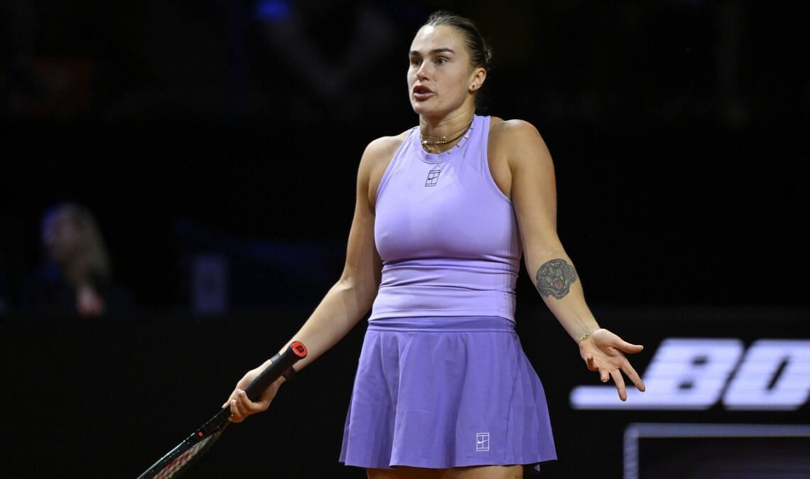Im Vorjahr verliert Aryna Sabalenka (im Bild) in Stuttgart das Finale gegen Jelena Ostapenko.