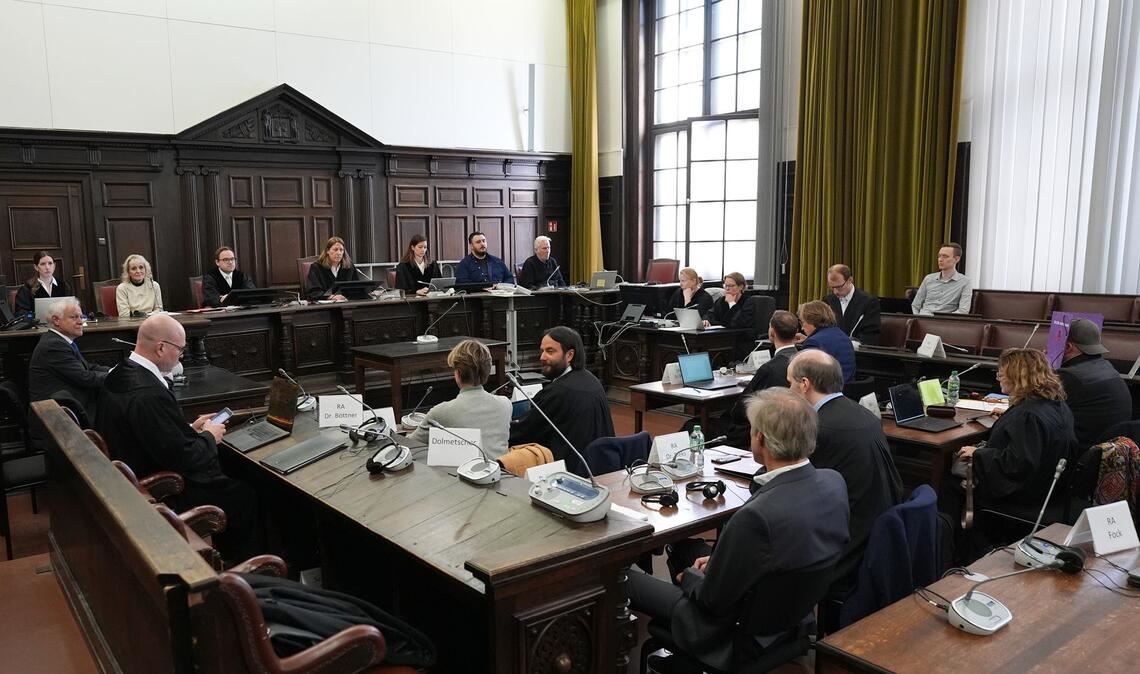 Im aktuellen Prozess gibt es sieben Angeklagte.