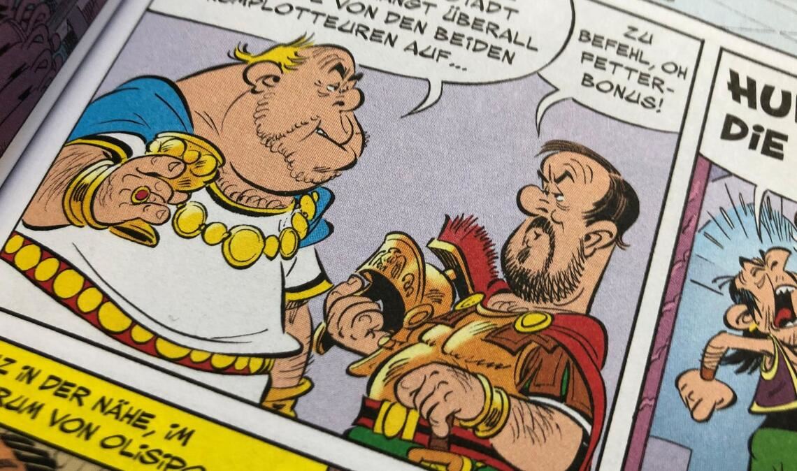 Im gerade erschienenen Band "Asterix in Lusitanien" gibt es eine Figur namens Pistorius.