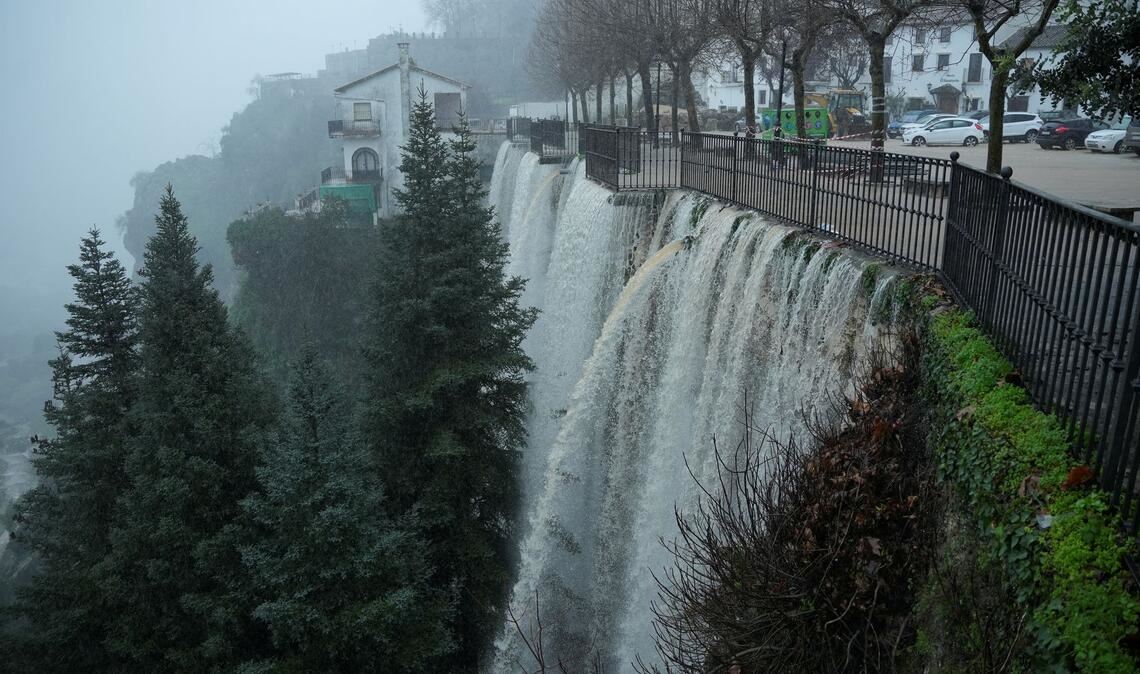 Im spanischen Andalusien ordneten die Behörden Anfang Februar die Evakuierung der gesamten Kleinstadt Grazalema an. (Archivbild)