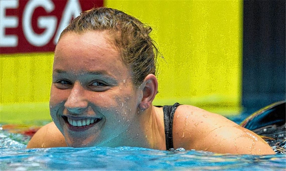 Immer ein Lächeln: Silke Lippok ist schlechte Laune kaum zuzutrauen. Selbst nach Niederlagen schaut die Topathletin aus Pforzheim immer wieder nach vorne. Foto: Baumann