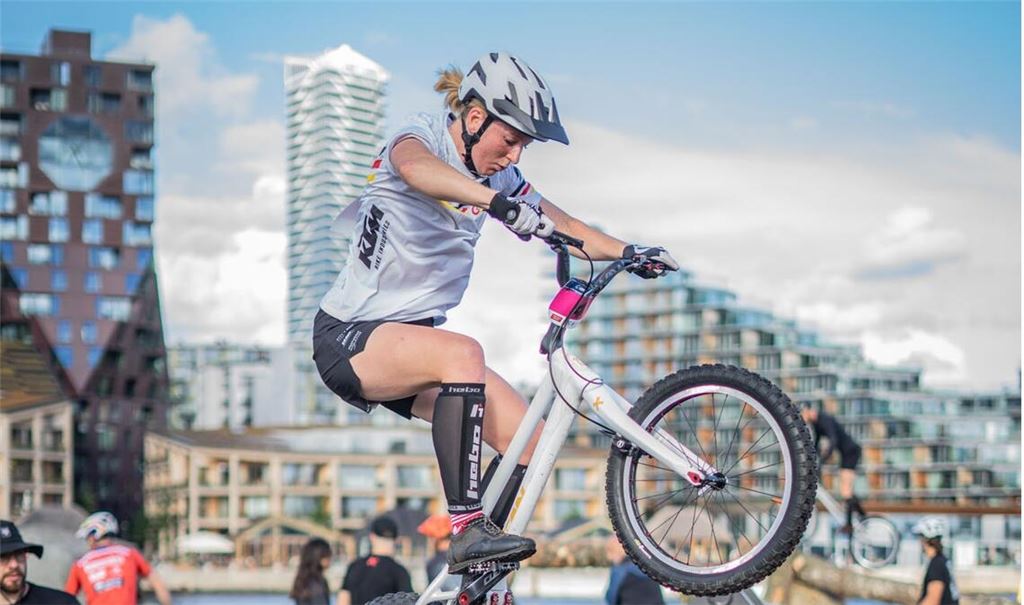 Immer noch erfolgshungrig: Nina Reichenbach. Foto: Trialsport/Pekarek