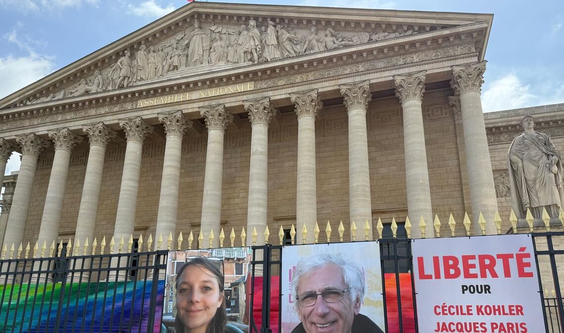 Immer wieder wurde in Frankreich die Freilassung von Kohler und Paris gefordert. (Archivbild)