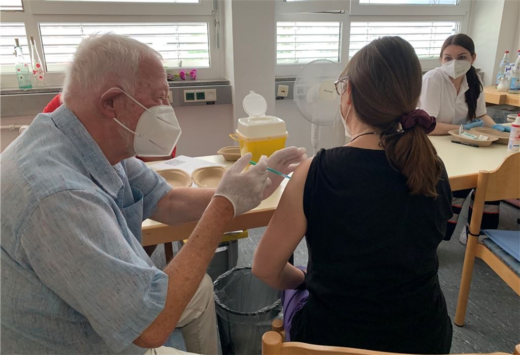 Impfaktion der Diakonie Enzkreis. Foto: privat