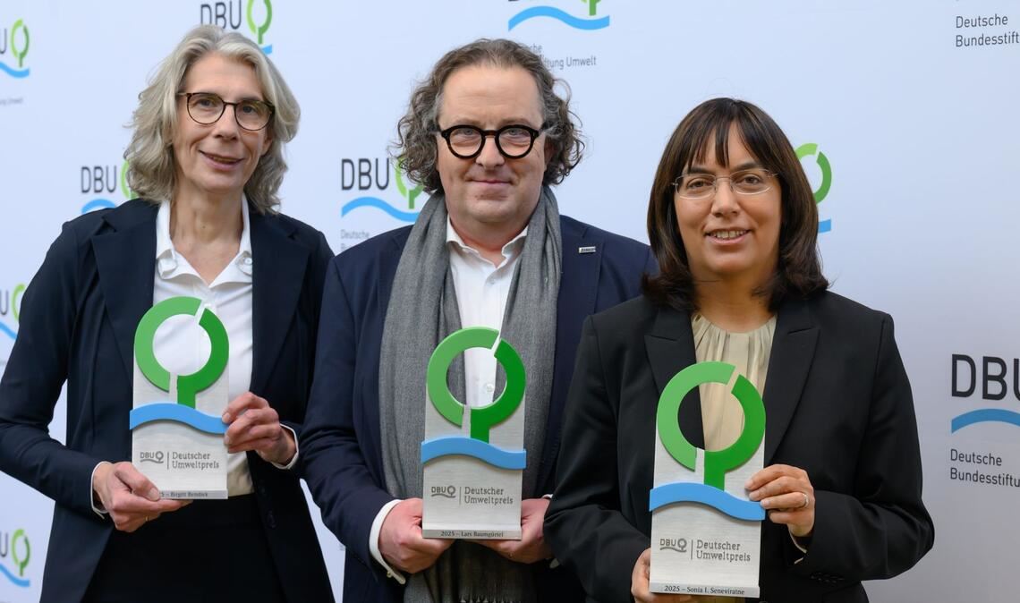 In Chemnitz ist der mit einer halben Million Euro dotierte Deutsche Umweltpreis vergeben worden.