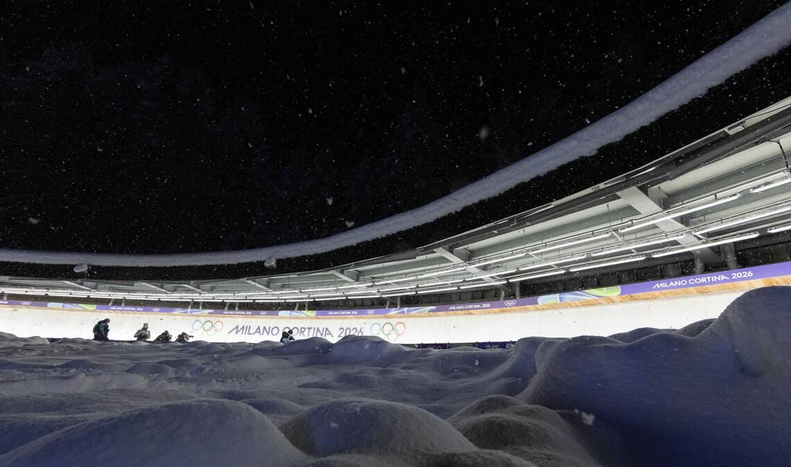 In Cortina d’Ampezzo hat es am Mittwoch und Donnerstag ordentlich geschneit.