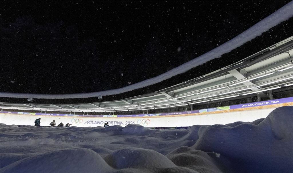 In Cortina d’Ampezzo hat es am Mittwoch und Donnerstag ordentlich geschneit.