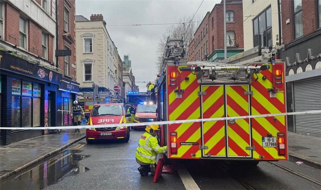 In Dublin hat sich ein Busunfall ereignet.