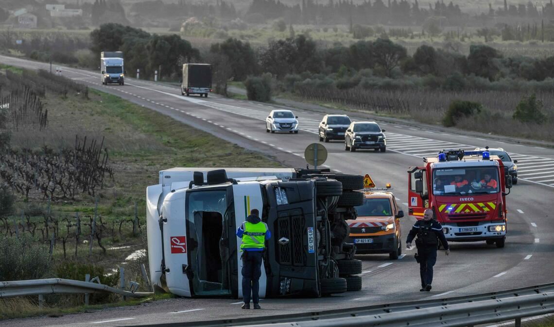 In Frankreich gab es durch den Sturm "Nils" einen Toten.