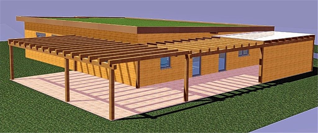 In Holzständerbauweise wird das TuP-Vereinsheim direkt am Wullesee in Dürrmenz entstehen.