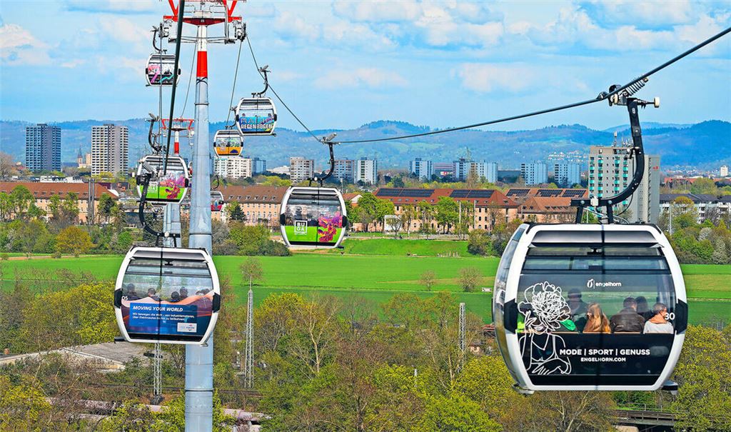 In Mannheim drehte zur Bundesgartenschau eine Seilbahn ihre Runden. In Stuttgart könnte sie das Nahverkehrsnetz ergänzen.