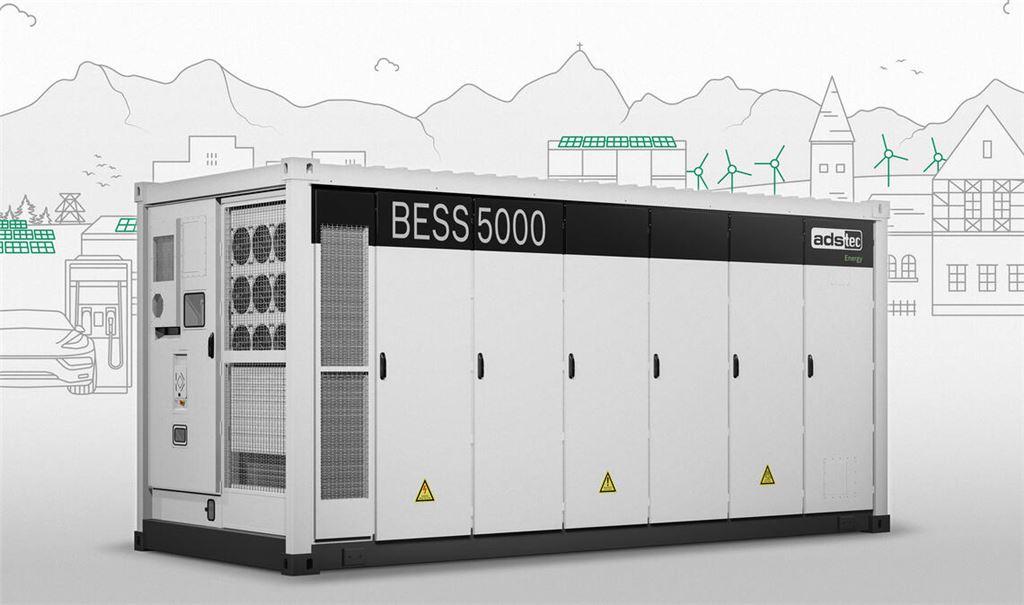 In Mühlacker soll ein Großbatteriespeicher entstehen. Grafik: ads-tec Energy GmbH