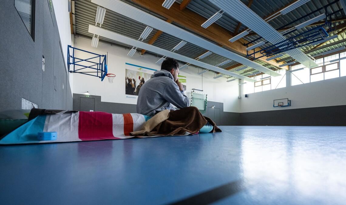 In Münster mussten Studenten ohne Wohnung auch schon in Turnhallen schlafen. (Archivbild)