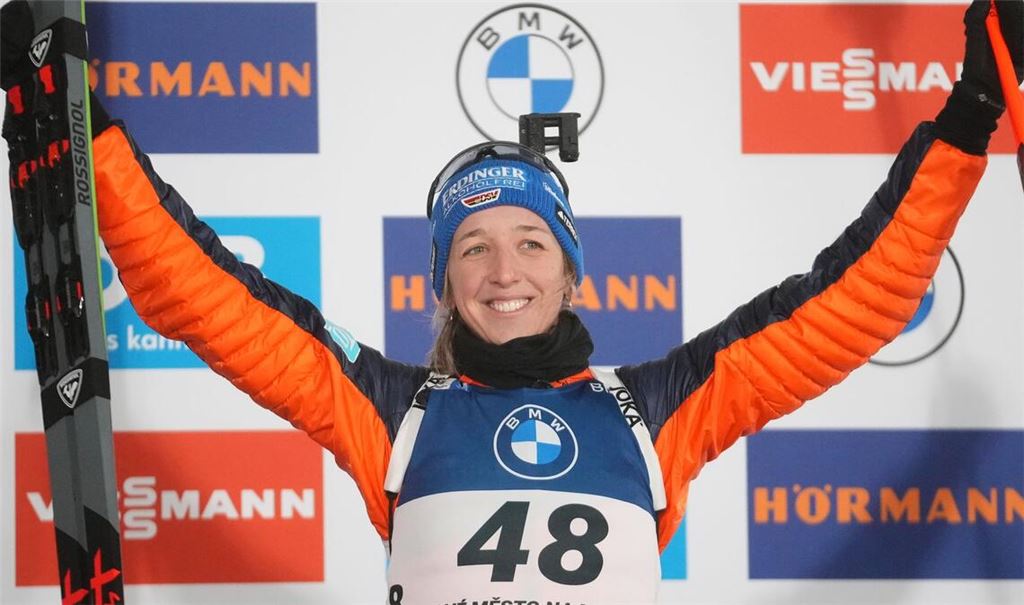 In Nove Mesto gab es für Preuß den einzigen Podestplatz in dieser Saison. (Archivbild)