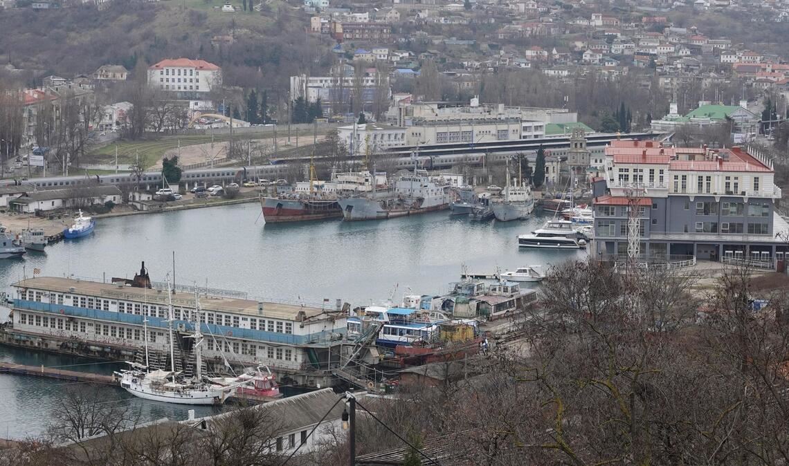 In Sewastopol sind nach russischen Angaben Dutzende ukrainische Drohnen von der Flugabwehr abgeschossen worden. (Archivbild)