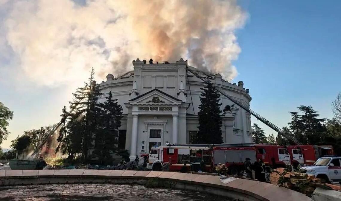 In Sewastopol traf ein ukrainischer Drohnenangriff ein Geschichtsmuseum.