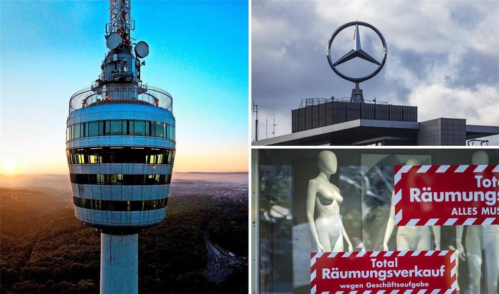 In Stuttgart setzt sich der Jobabbau in der Automobilindustrie fort. Auch der Einzelhandel leidet.