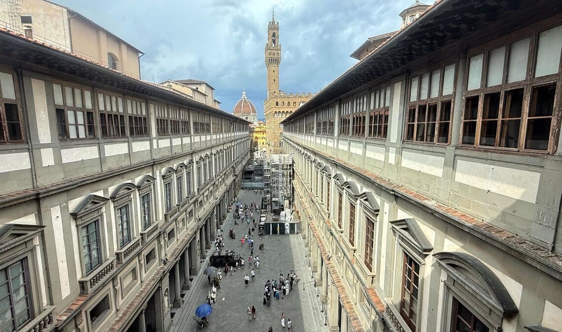 In den Uffizien ist die Sorge vor einem Einbruch wie im Louvre jetzt groß. (Archivbild)