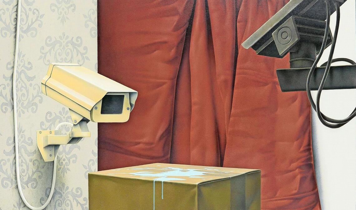 In der Galerie  Schlichtenmaier in Stuttgart zu sehen: Eckart Hahns Bild „Vorstellung“ von 2008
