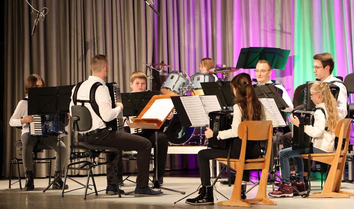 In der Kiddy-Band stellt sich der hoffnungsvolle Nachwuchs vor. Fotos: privat