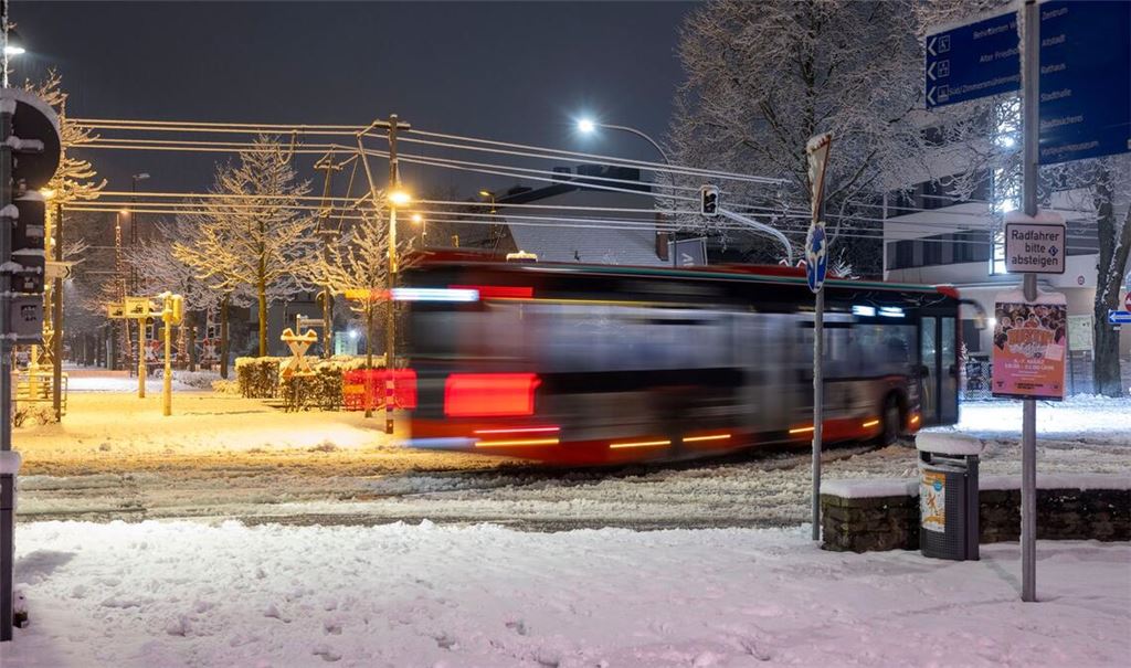 In der Nacht auf Rosenmontag kam in Hessen der Schnee zurück.