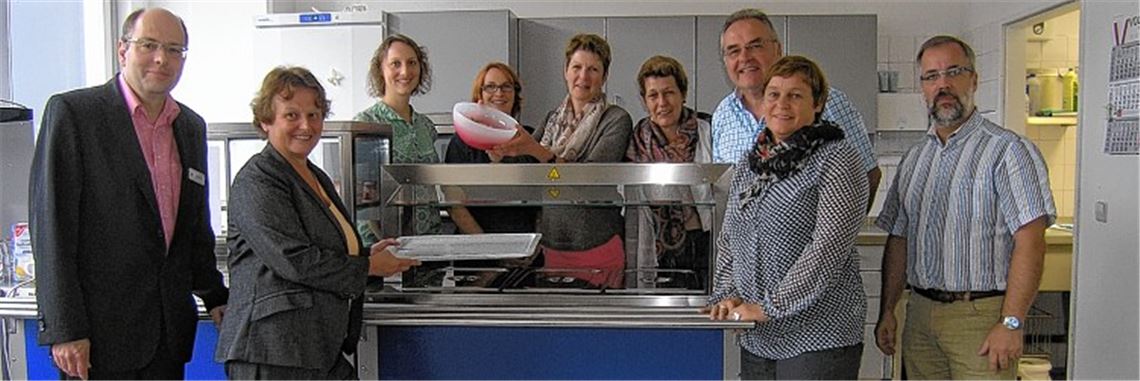 In der Reha-Werkstatt, hier ein Blick in die Küche, präsentieren Vertreter verschiedener Institutionen ihr Rezept für Aufklärungsarbeit in Sachen psychische Probleme. Die vielfältigen Hilfsmöglichkeiten werden am Welttag der seelischen Gesundheit in Mühlacker vorgestellt.