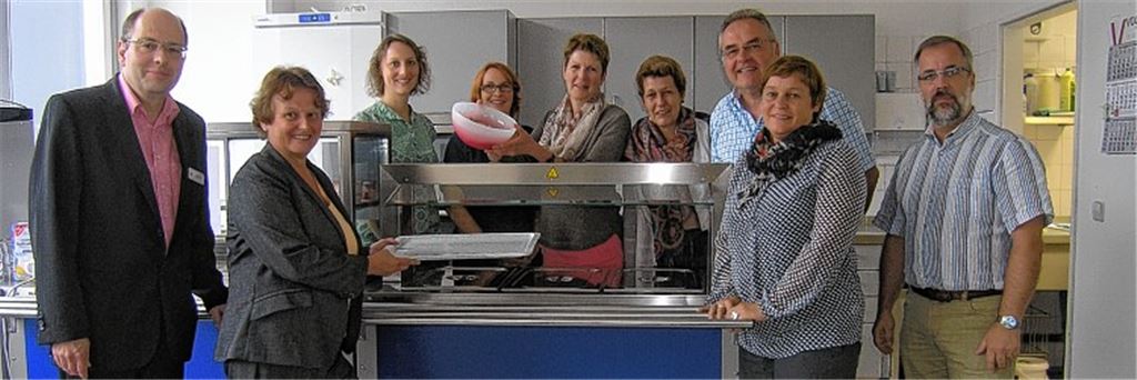 In der Reha-Werkstatt, hier ein Blick in die Küche, präsentieren Vertreter verschiedener Institutionen ihr Rezept für Aufklärungsarbeit in Sachen psychische Probleme. Die vielfältigen Hilfsmöglichkeiten werden am Welttag der seelischen Gesundheit in Mühlacker vorgestellt.