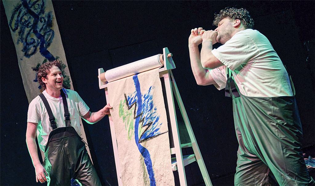 In der Reihe „Junges Theater“: Szene aus „Aali vom Kanali“. Foto: Theater Pforzheim