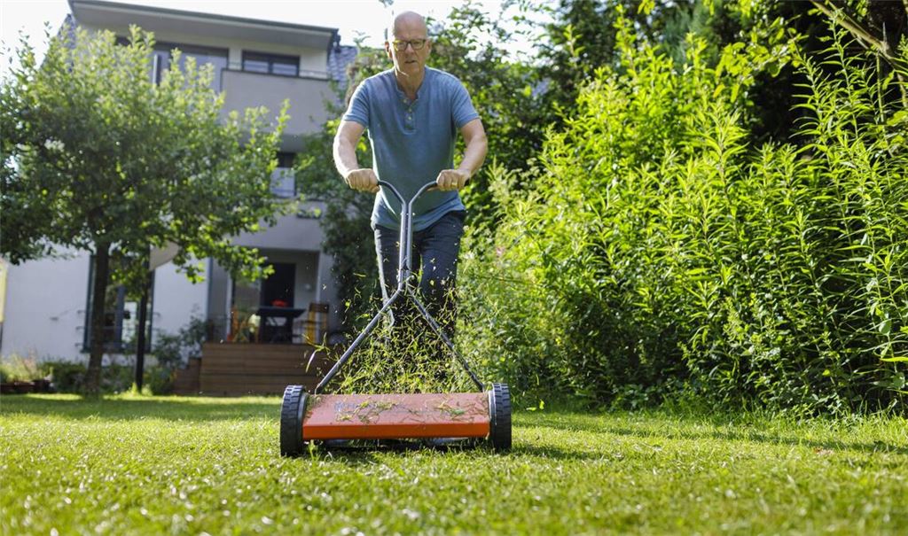 In der Übergangszeit bis zum Winter lohnt es sich, die Fläche wieder in Schuss zu bringen. So ist der grüne Teppich im Garten für die kalten Tage gestärkt und kommt im Frühling schnell wieder zu Kräften.(Symbolbild)