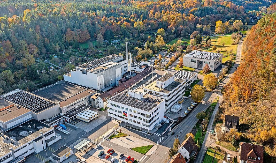 In der Verwaltung am Stammsitz von Ritter Sport in Waldenbuch muss gespart werden.