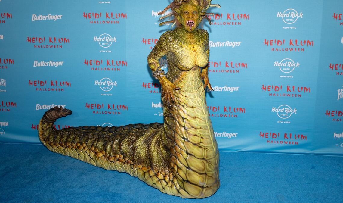 In diesem Jahr kündigte sie ein sehr hässliches Kostüm an.