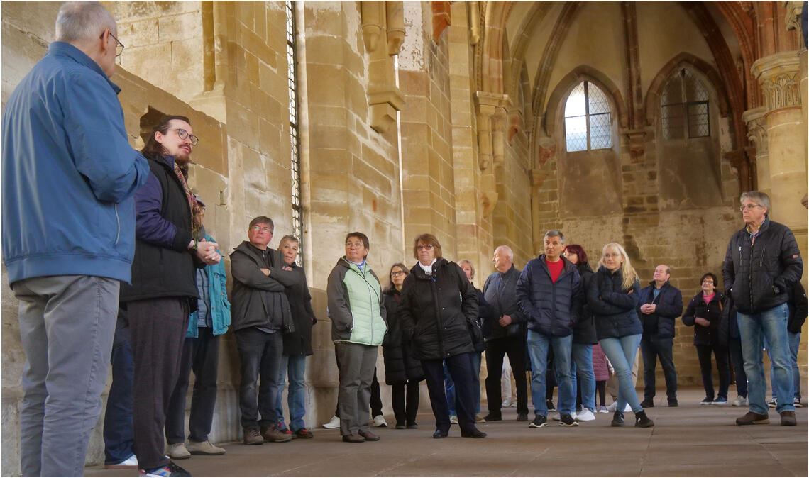 In diesem Raum des Klosters Maulbronn dürfte – der Legende nach – die erste Maultasche verspeist worden sein. Foto: Friedrich