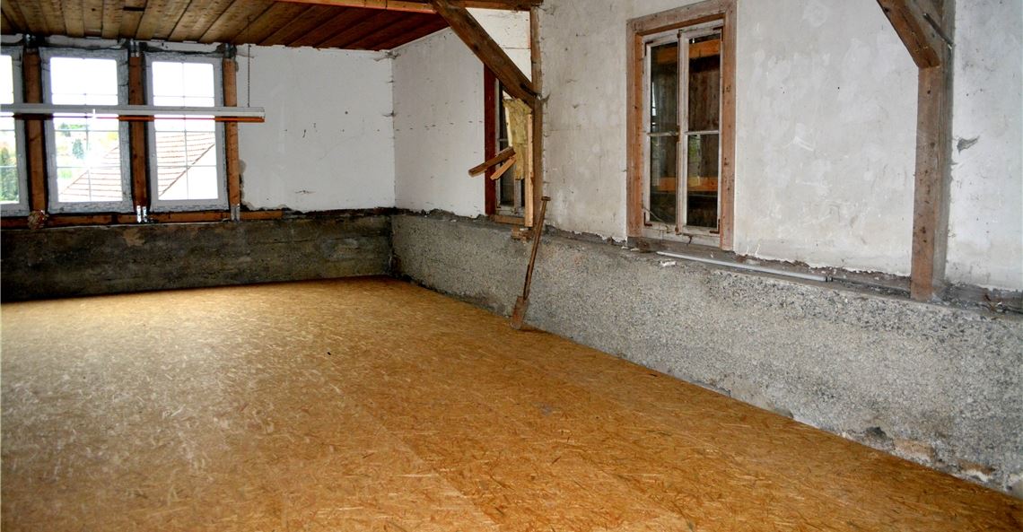 In diesem Raum sollen künftig kleinere Veranstaltungen und Tagungen vor allem zu den Themen Natur- und Umweltschutz stattfinden.Stahlfeld