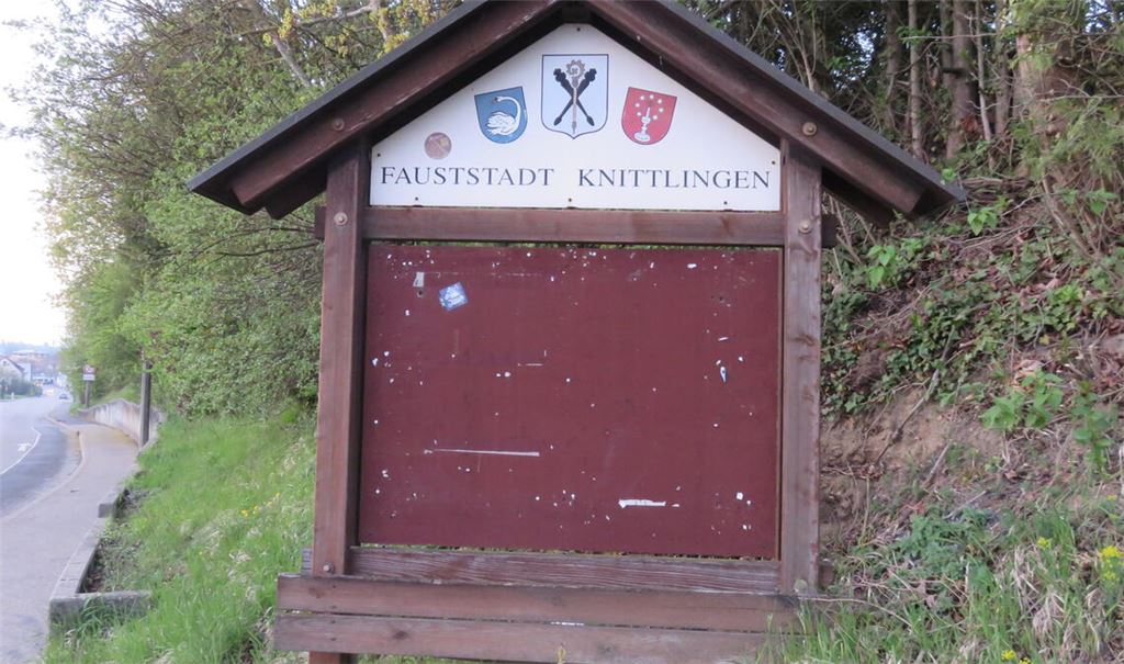 In diesem Zustand sind die Tafeln alles andere als ein Hingucker. Foto: Becker