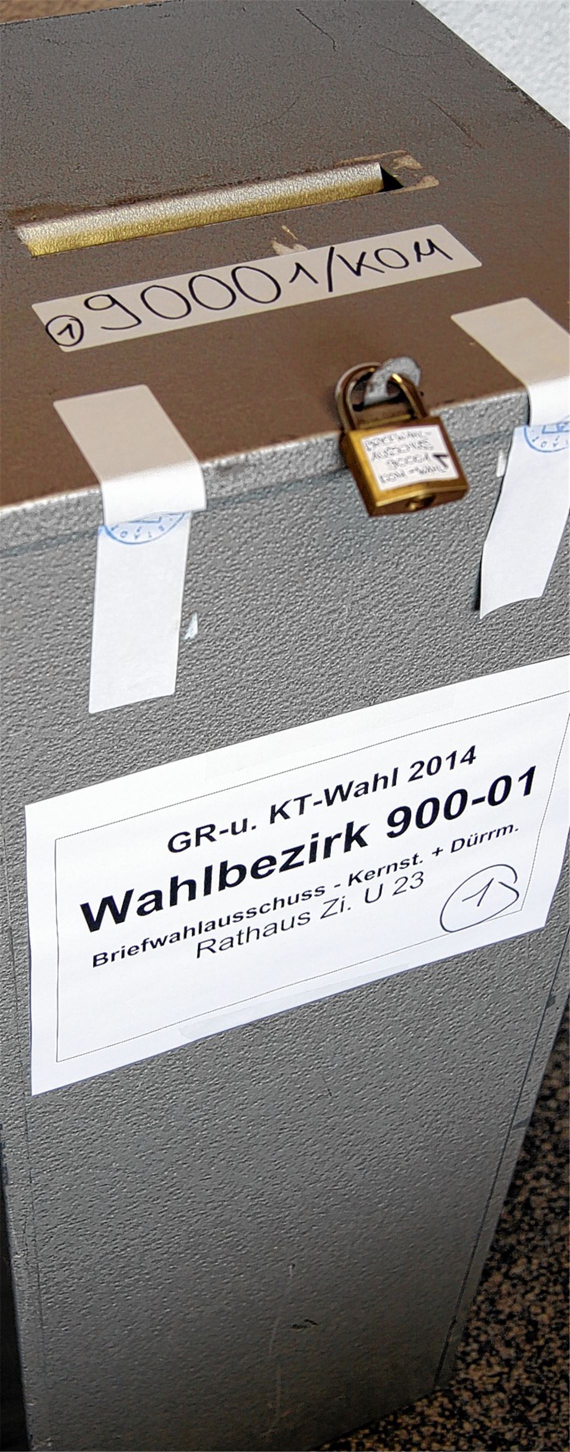In diesen Tagen wieder stark gefragt: die Wahlurne.