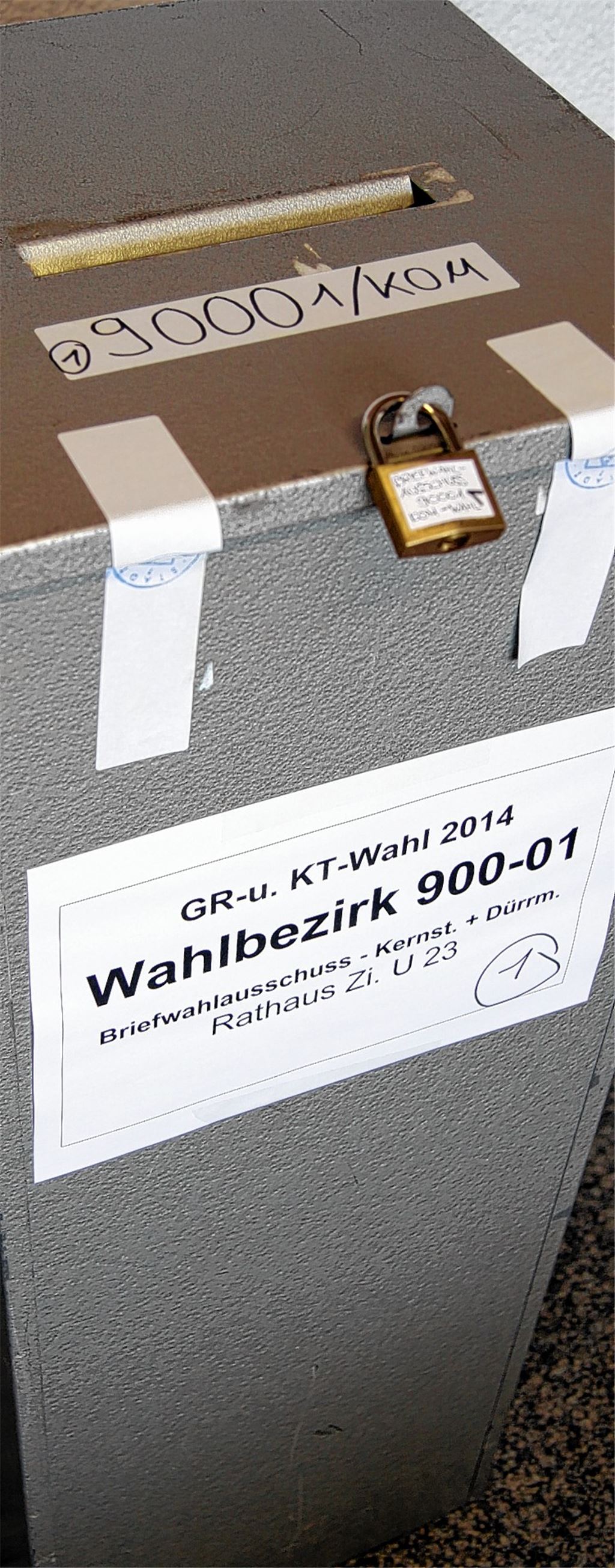 In diesen Tagen wieder stark gefragt: die Wahlurne.